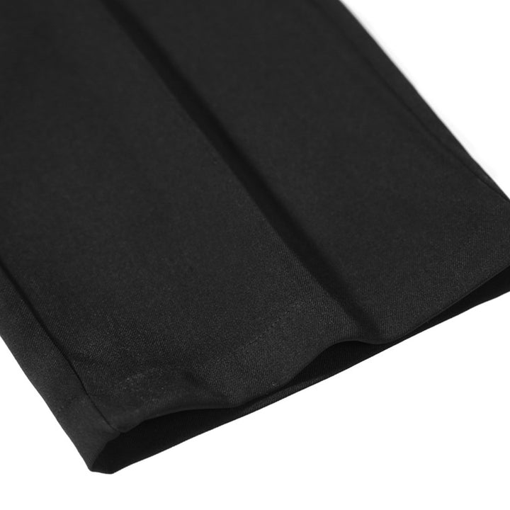 Men's Elegant Wide Pants with Elastic Waist and Side Pockets Lisslune