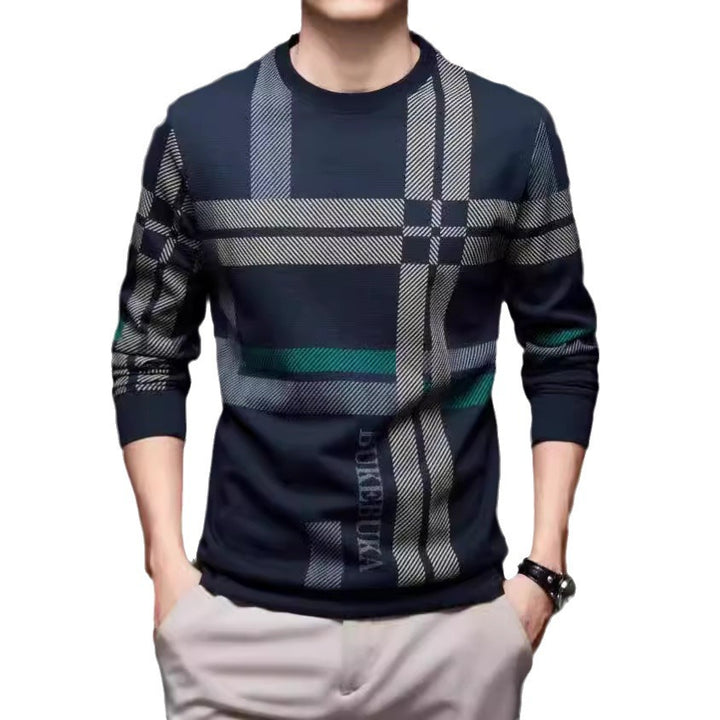 Men's stylish shirt with textured design and unique graphic print Lisslune