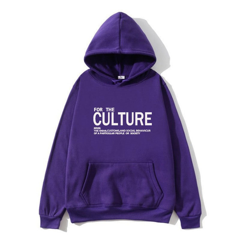 Ladies hoodie with inspiring cultural print Lisslune