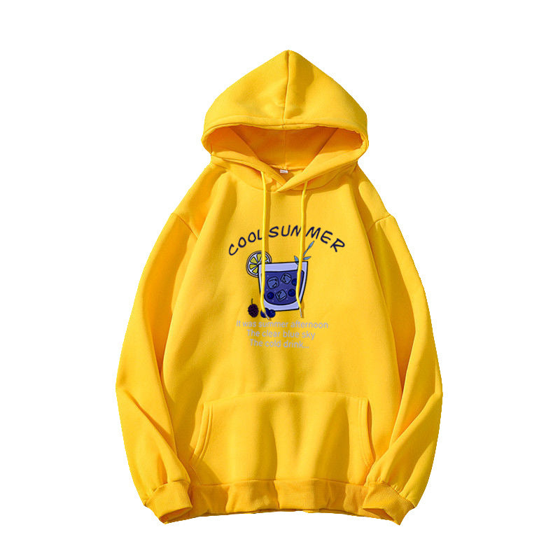 Women's hoodie with cheerful summer motif Lisslune