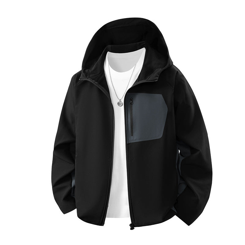 Men's Weatherproof Functional Jacket with Practical Pockets Lisslune