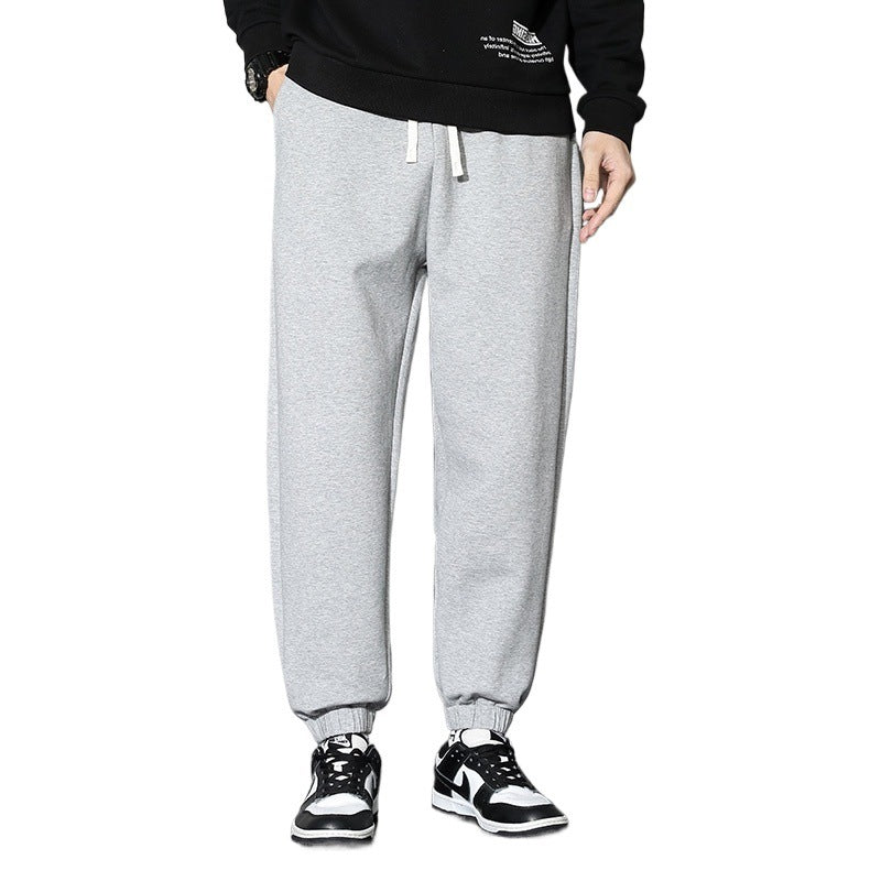 Men's casual sweatpants with elastic waistband and side pockets Lisslune