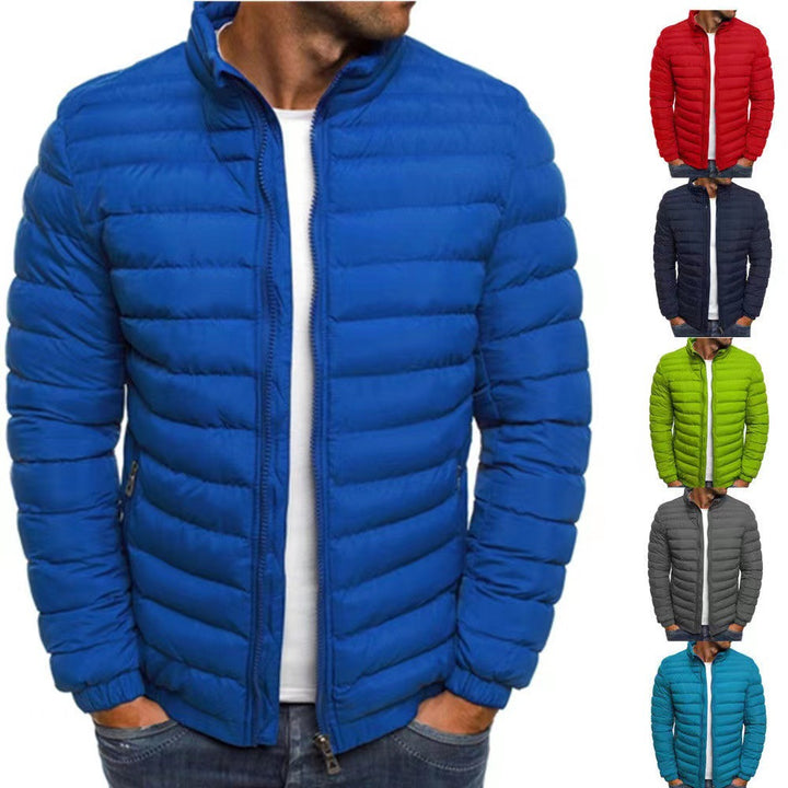 Men's lightweight quilted jacket with high collar and optimal insulation Lisslune