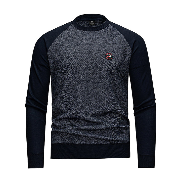 Men's Stylish Sweat Pullover with Raglan Sleeves Lisslune