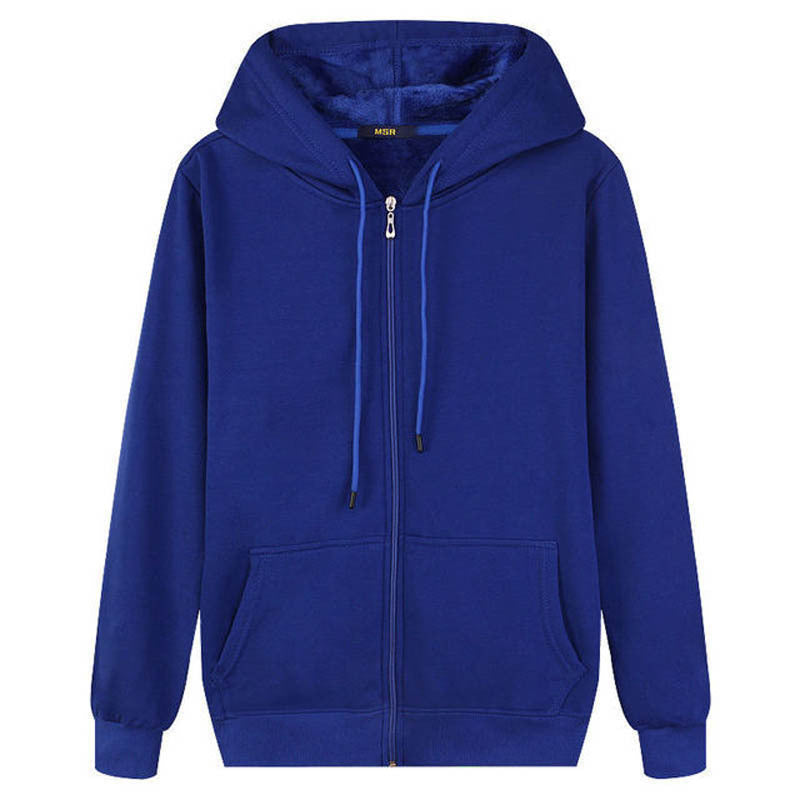 Women's hooded jacket with full zip and practical side pockets Lisslune