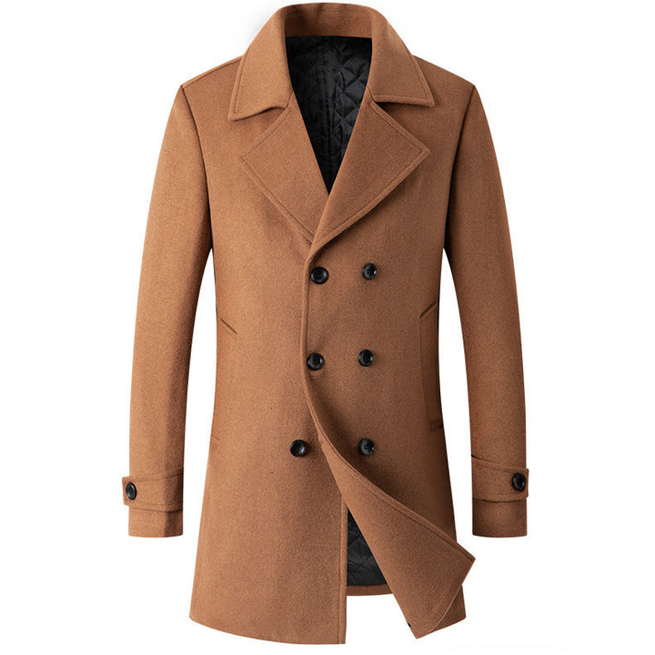 Men's elegant wool double coat Lisslune