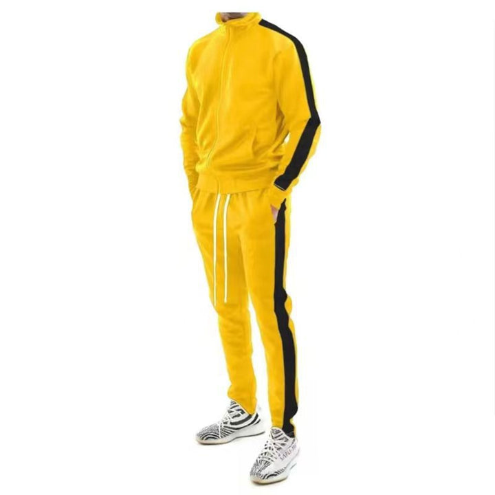 Men's sporty tracksuit with breathable properties and modern accents Lisslune