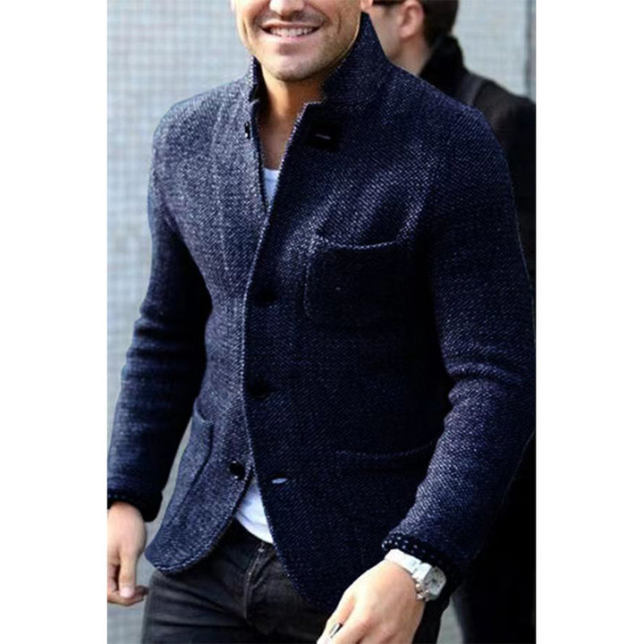 Men's Casual Chic Knit Blazer Lisslune