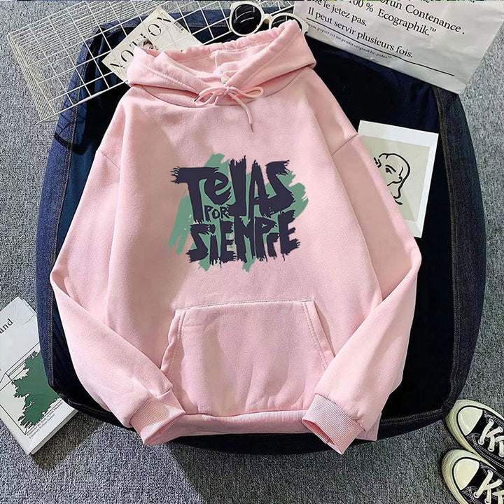 Ladies Hoodie with artistic graphic print Lisslune