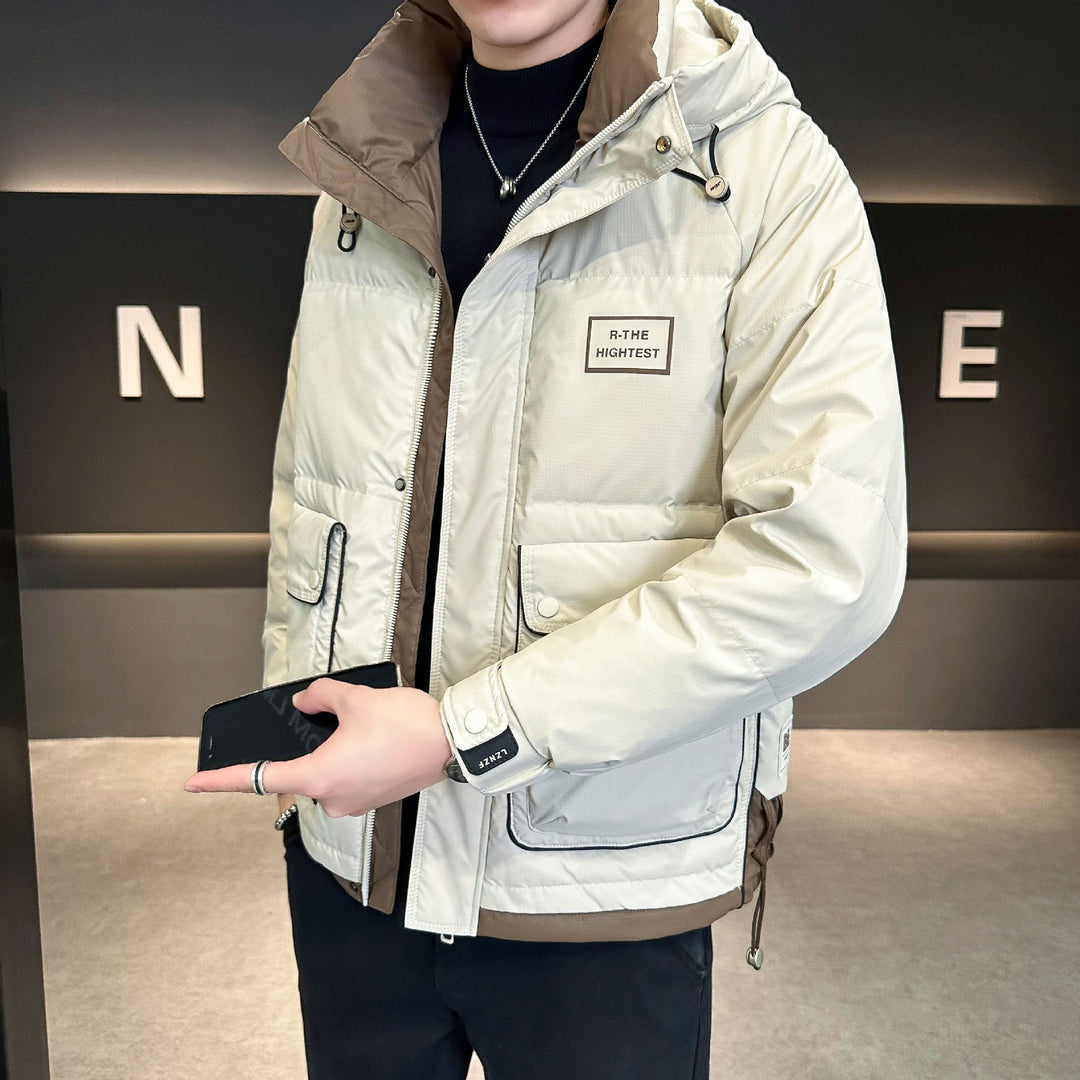 Men's Functional Jacket with Insulating Filling and Practical Pockets Lisslune