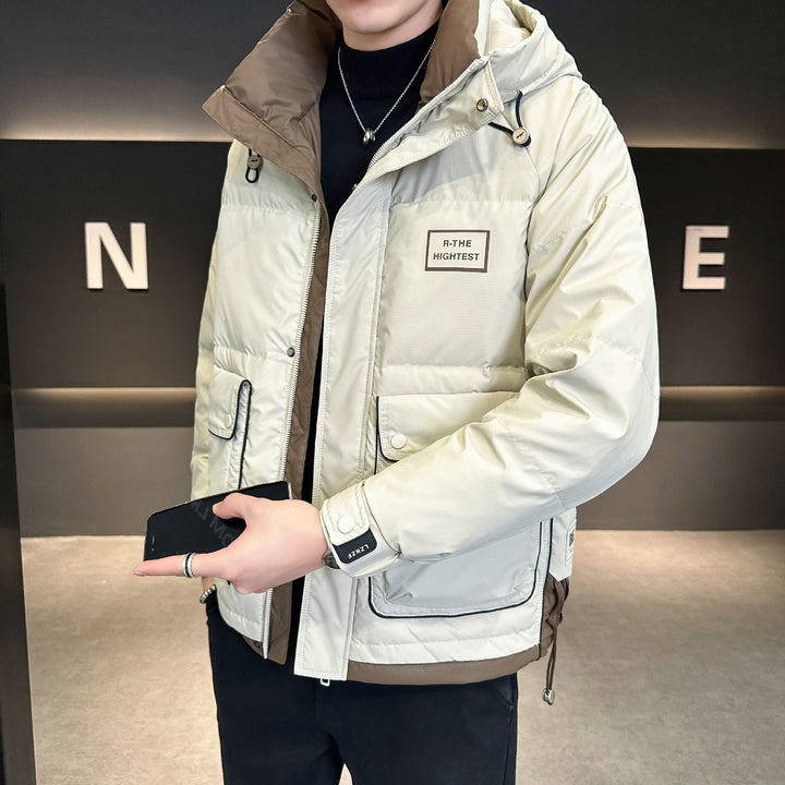 Men's Functional Jacket with Insulating Filling and Practical Pockets Lisslune