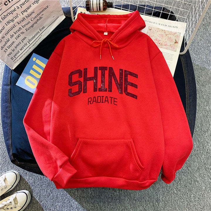 Women's hoodie with eye-catching lettering Lisslune