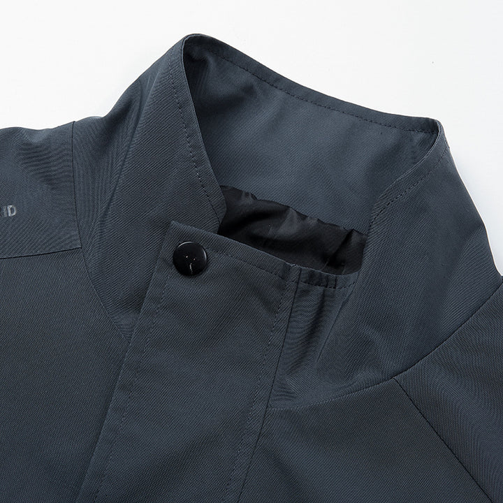 Men's Windproof Transitional Jacket with Practical Hood Design Lisslune