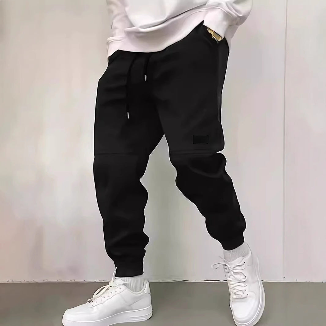 Men's sporty jogging pants with innovative pockets Lisslune