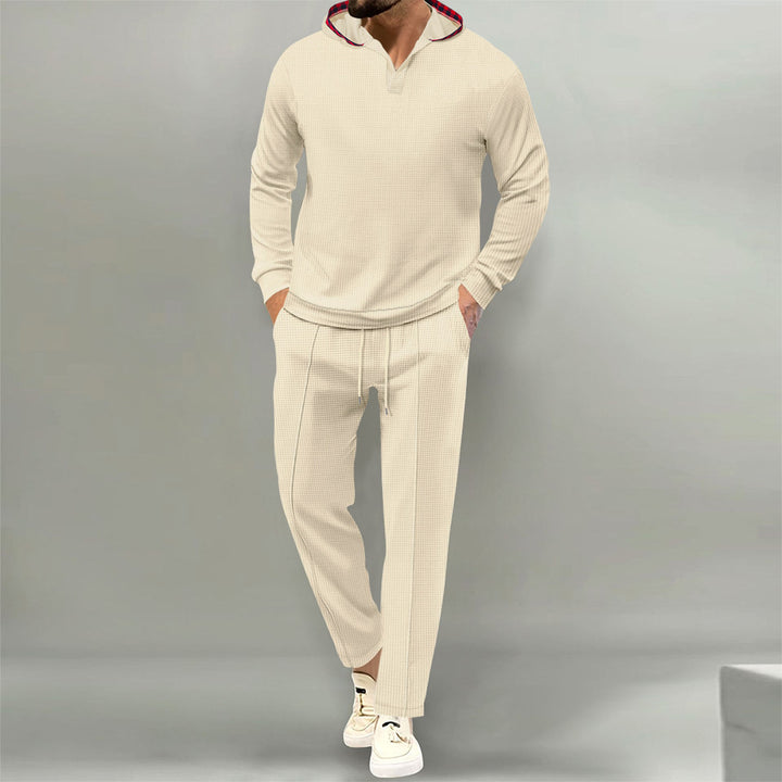 Men's casual hoodie set with innovative design and breathable qualities Lisslune