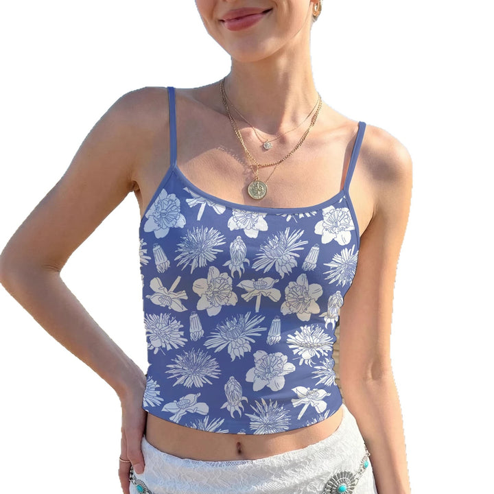 Women Crop Top with Colorful Mandala Design Lisslune