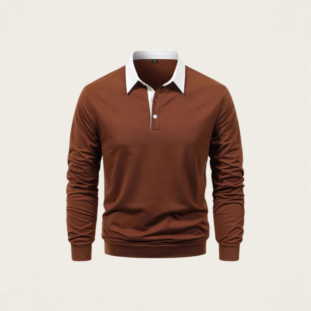 Men's polo shirt made of high-quality cotton with an elegant collar Lisslune