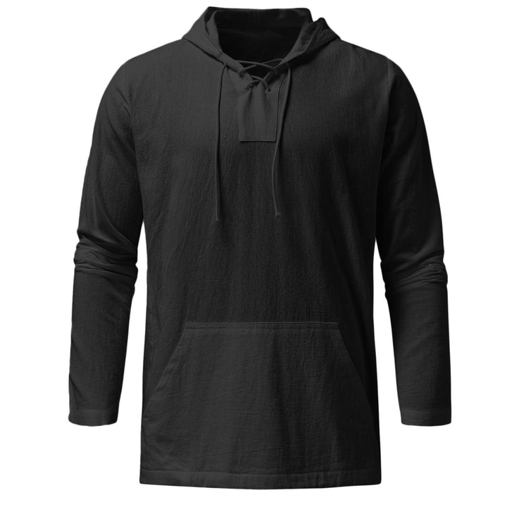 Men's casual hooded shirt with breathable material and modern cut Lisslune