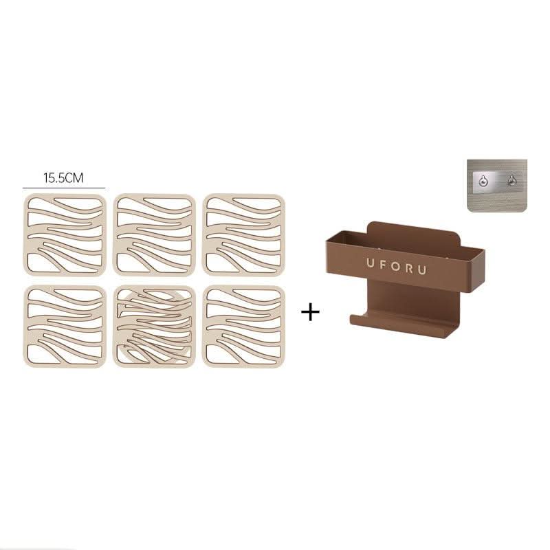 Lisslune | Heat-Resistant Silicone Trivet Coasters – Set of 6