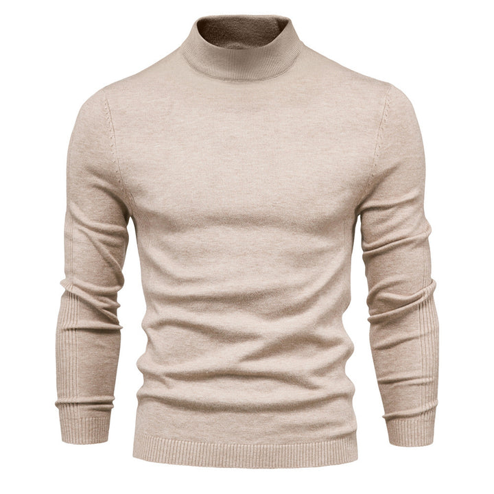 Men's comfortable turtleneck sweater made of soft knit Lisslune