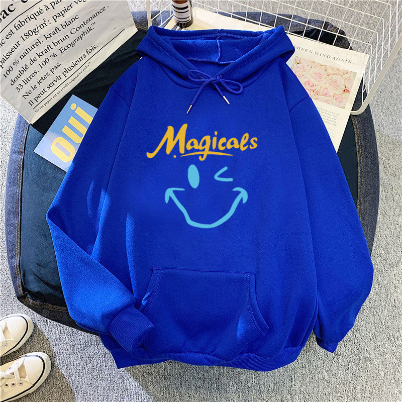 Women's hoodie with casual smiley design Lisslune