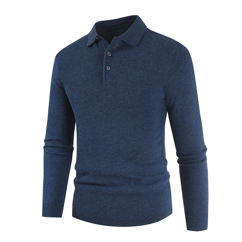 Men's Elegant Polo Shirt with High-Quality Knit Structure Lisslune
