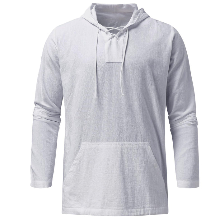 Men's casual hooded shirt with breathable material and modern cut Lisslune