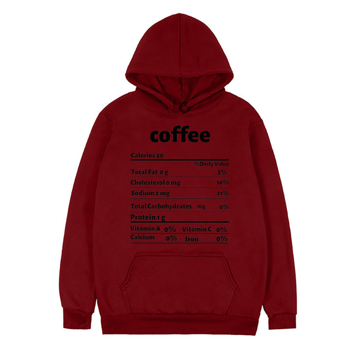 Women's hoodie with creative nutritional design Lisslune