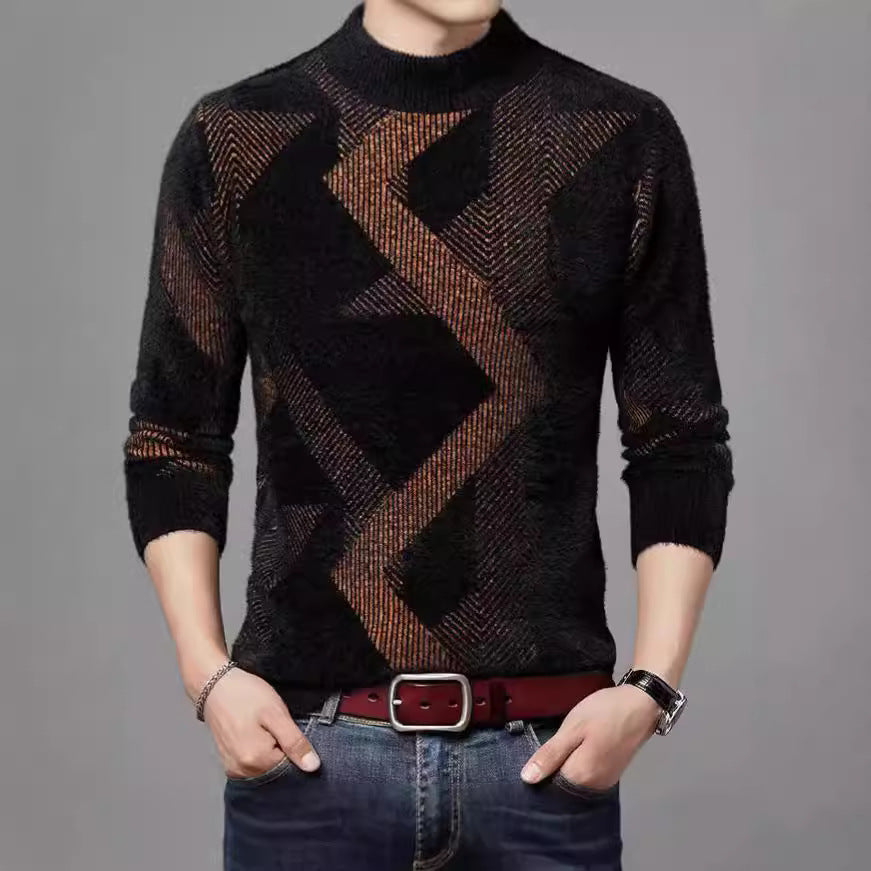Men's fashionable knitted sweater Lisslune