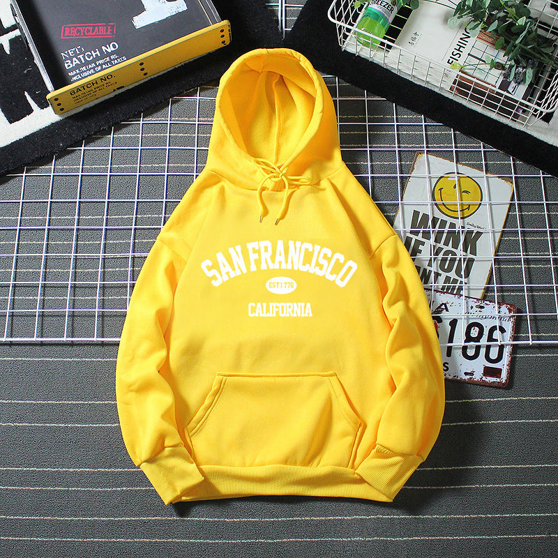 Women's Hoodie with San Francisco Print Lisslune