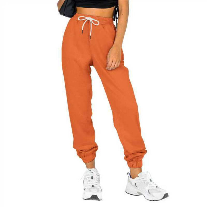 Women Comfortable Relaxed Fit Jogging Pants with Elastic Waistband and Practical Pockets Lisslune