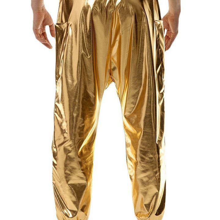 Men's stylish high-performance jogging pants made of shiny material Lisslune