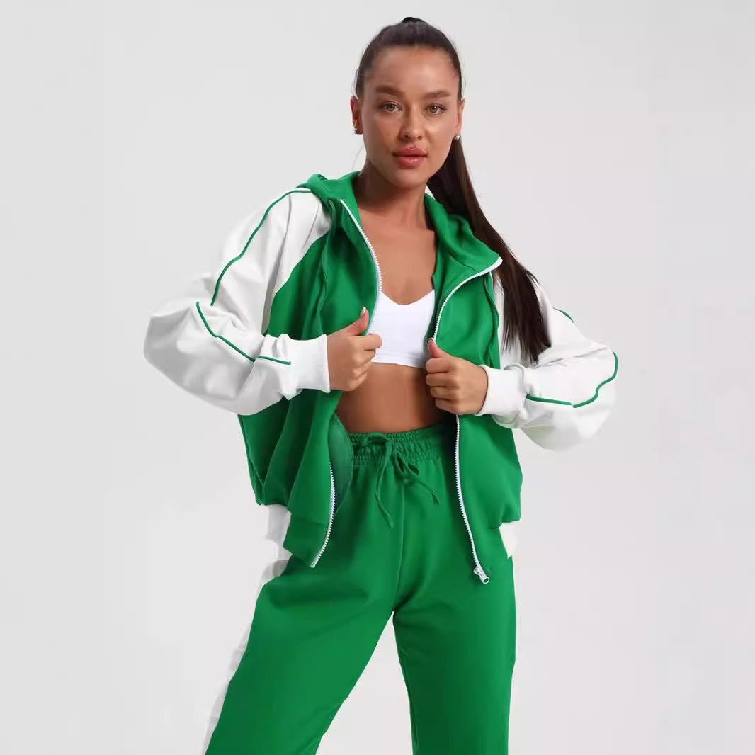 Women's sporty hoodie and jogger set Lisslune