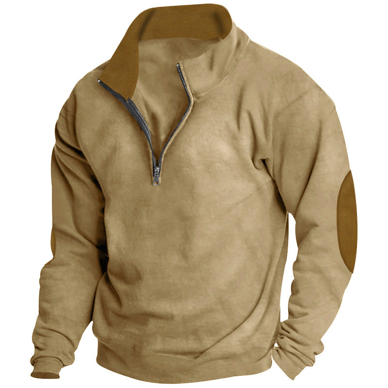 Men's sweater with high collar and zip closure Lisslune