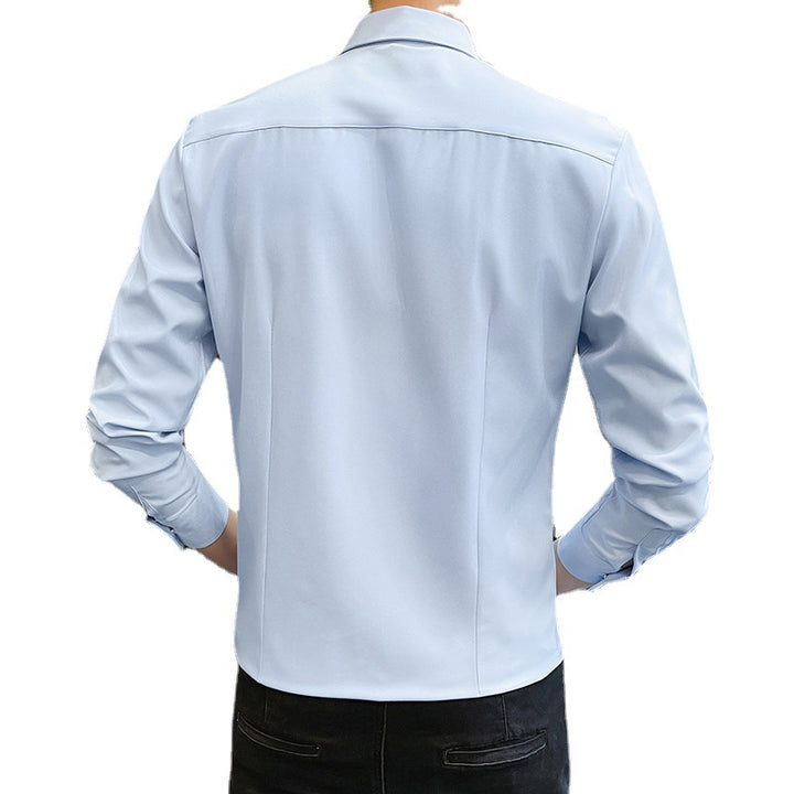 Men's elegant long-sleeved slim-fit shirt Lisslune