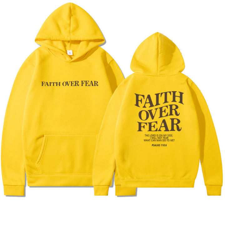 Women's hoodie with inspirational lettering and high-quality cotton Lisslune