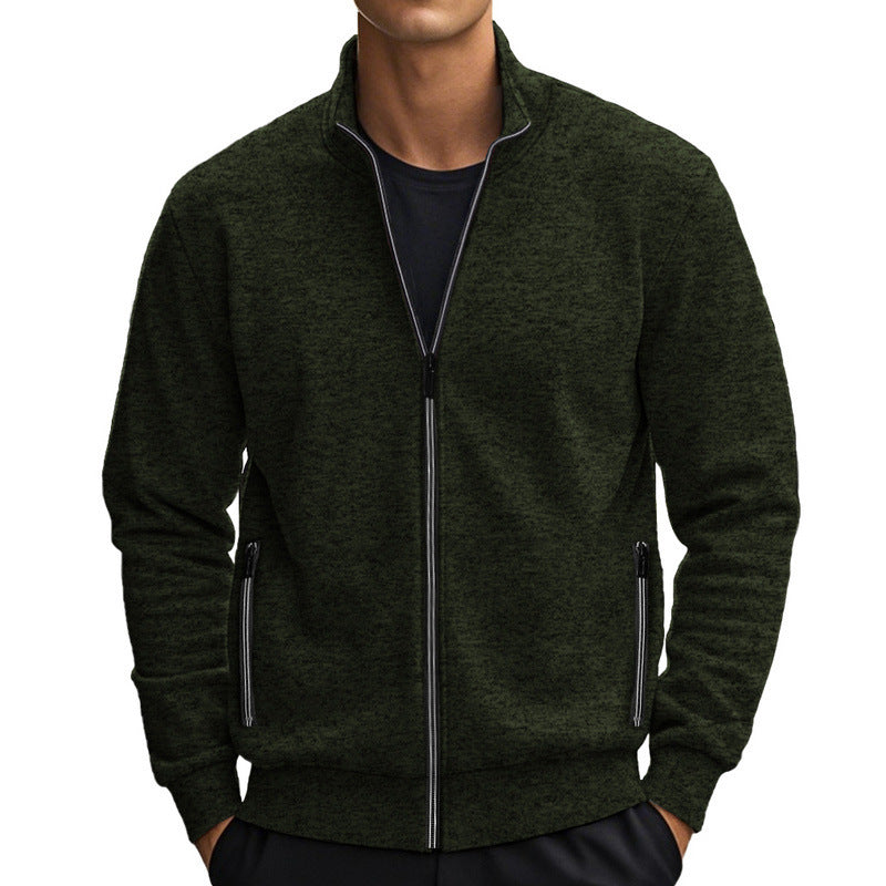 Men's high-quality training jacket with breathable structure and trendy zipper Lisslune