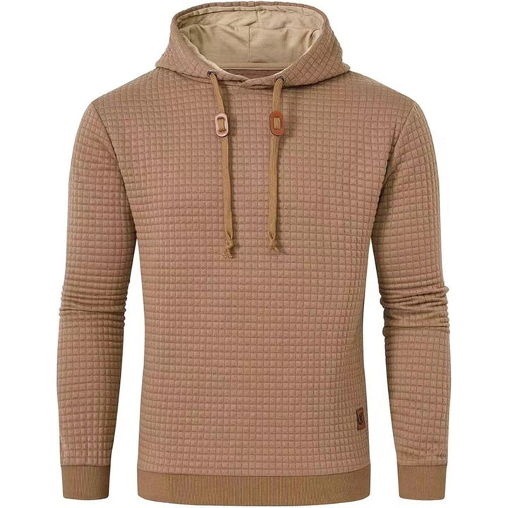 Men's hooded sweater with textured design Lisslune