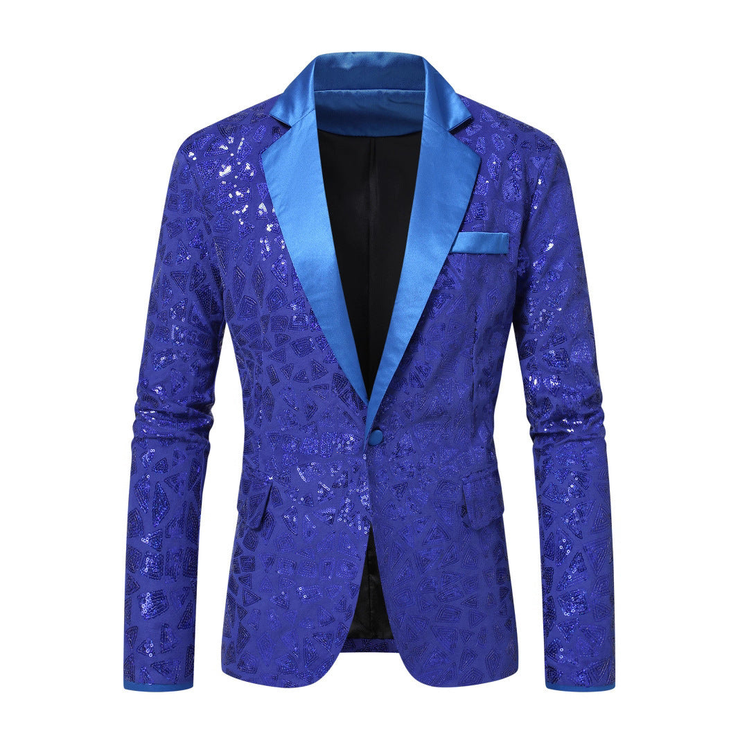 Men's sparkling festive blazer Lisslune