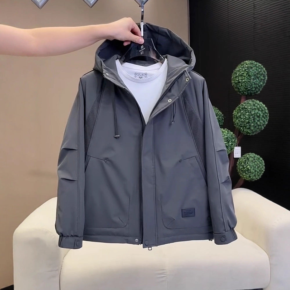 Men's Technical Outdoor Jacket with Practical Pockets Lisslune
