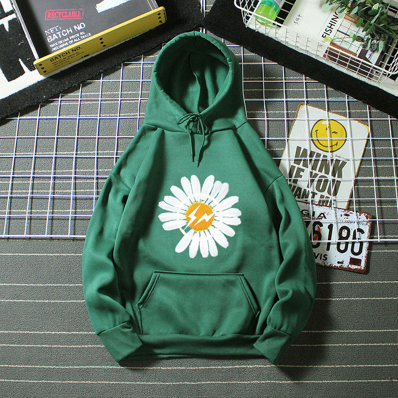 Women's hoodie with floral design Lisslune