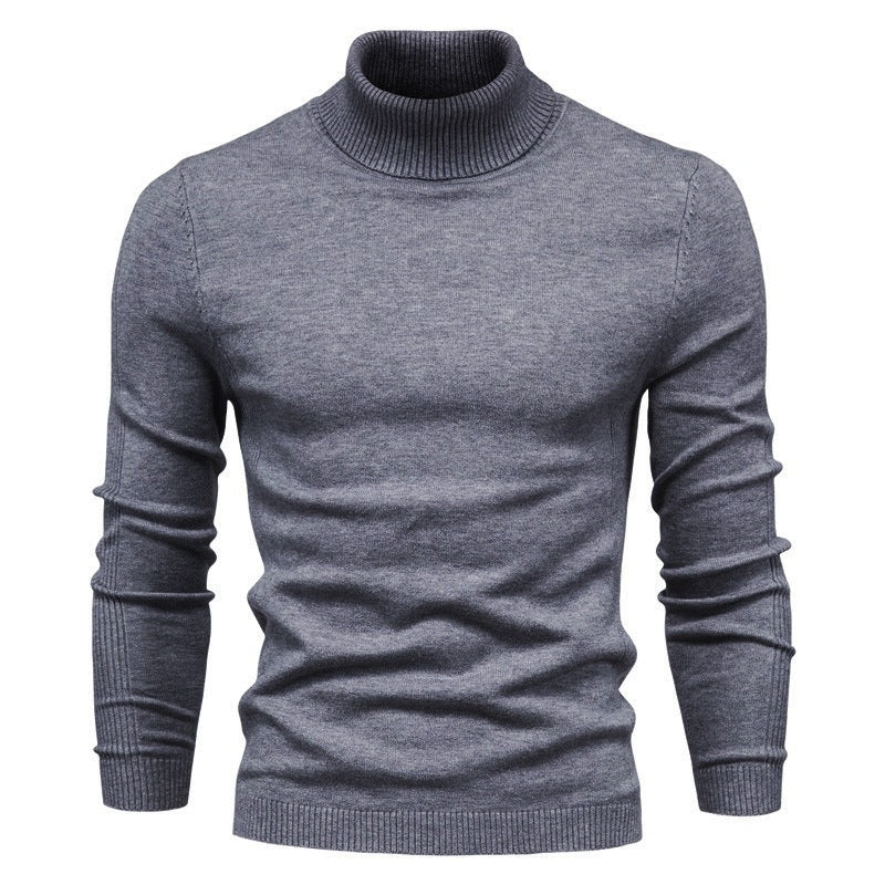 Men's elegant turtleneck sweater made of fine knit Lisslune