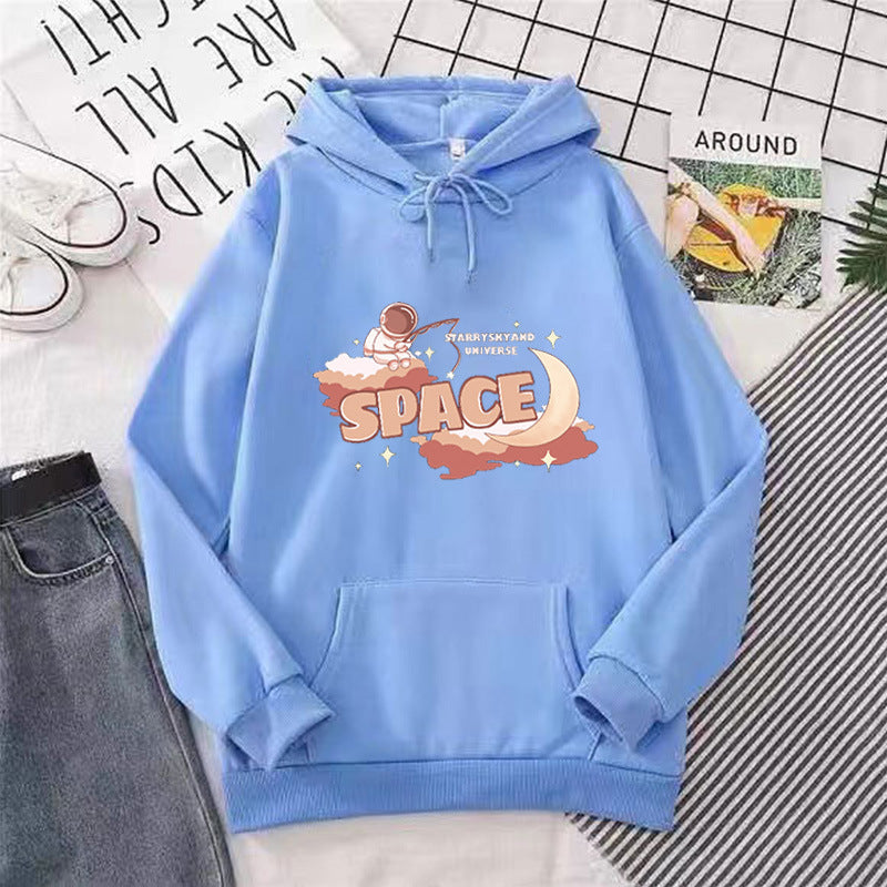 Women’s hoodie with creative space design Lisslune