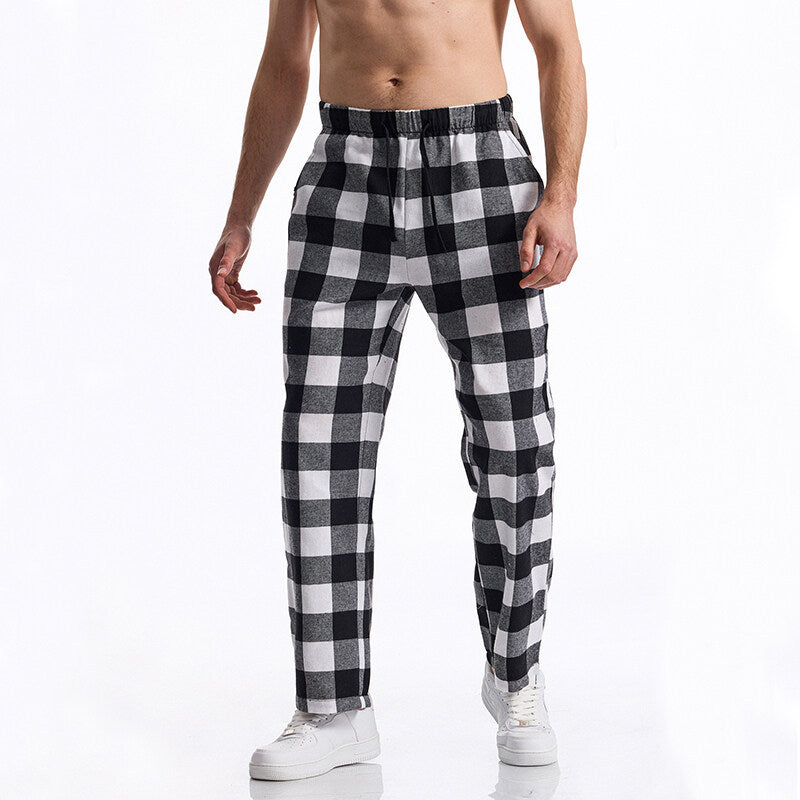 Men's pajama pants made of soft flannel Lisslune