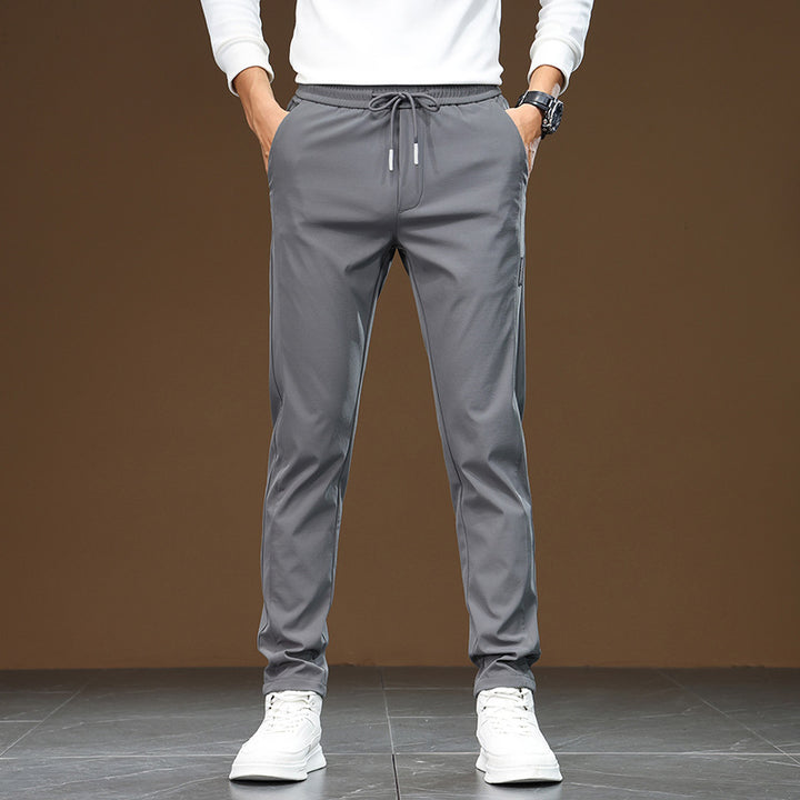 Men's Comfortable Sports Pants with Elastic Waistband and Practical Side Pockets Lisslune