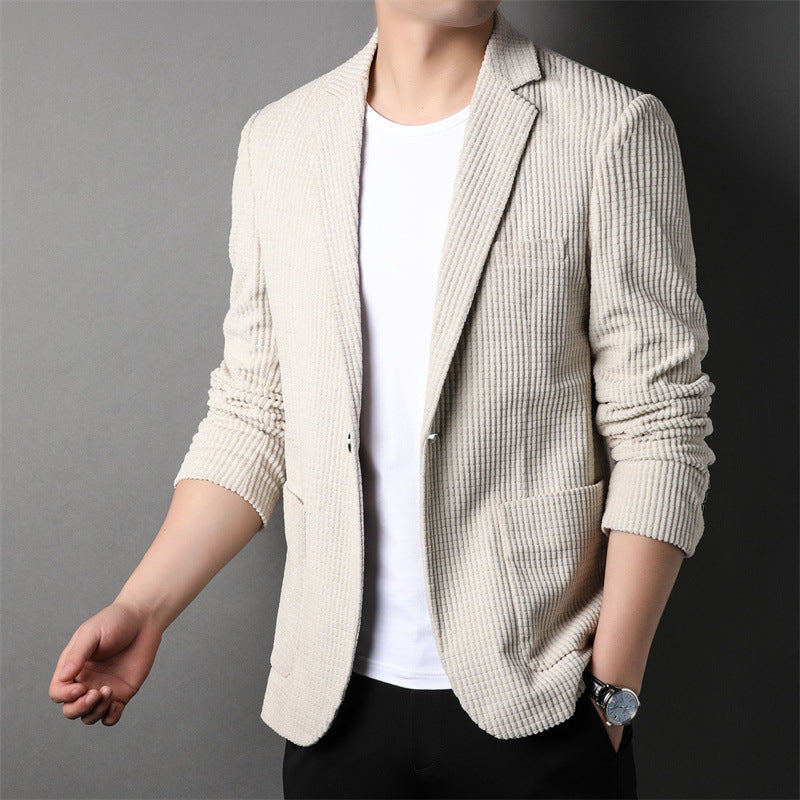 Men's Structured Blazer Jacket Lisslune