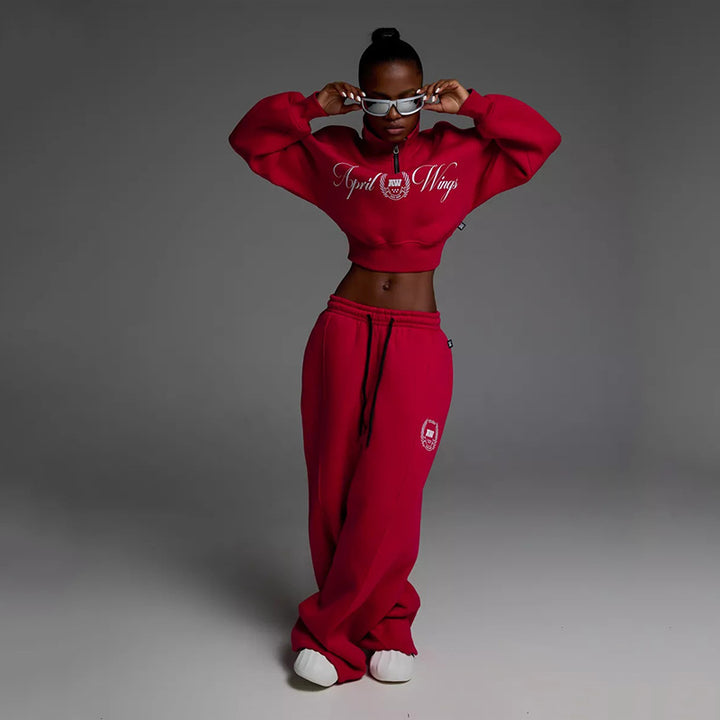 Women's sporty sweatshirt and casual pants Lisslune