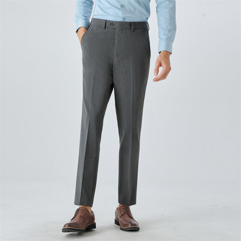 Men's elegant suit trousers with a slim fit and fine pattern Lisslune