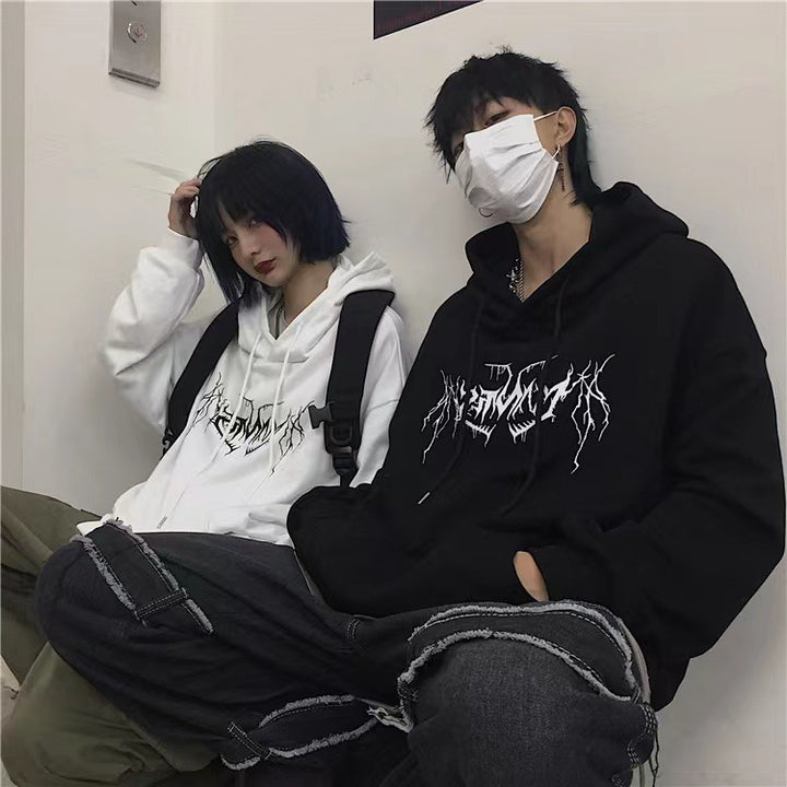 Women's hoodie with modern lettering and casual fit Lisslune
