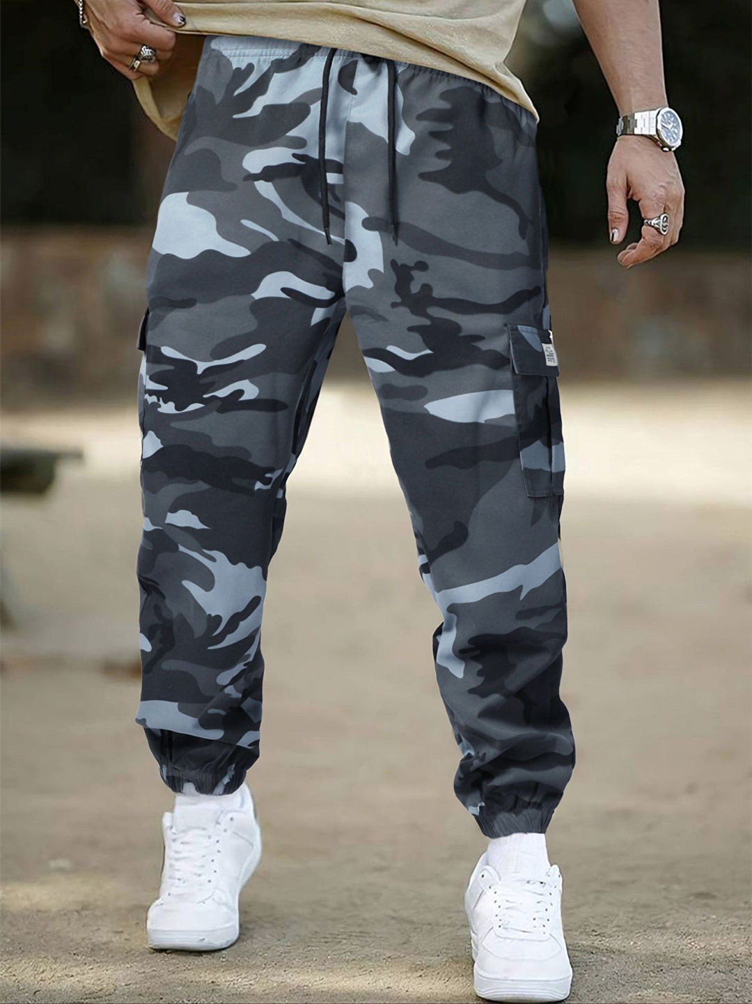 Men's Cargo Pants with Practical Pockets Lisslune